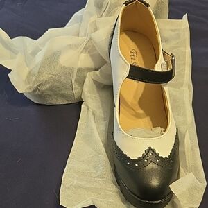 Elegant Black and White Women's Heels